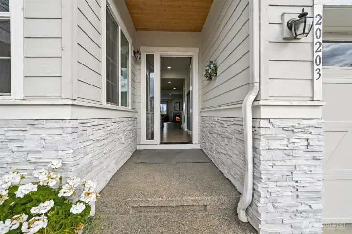 Welcoming entry!