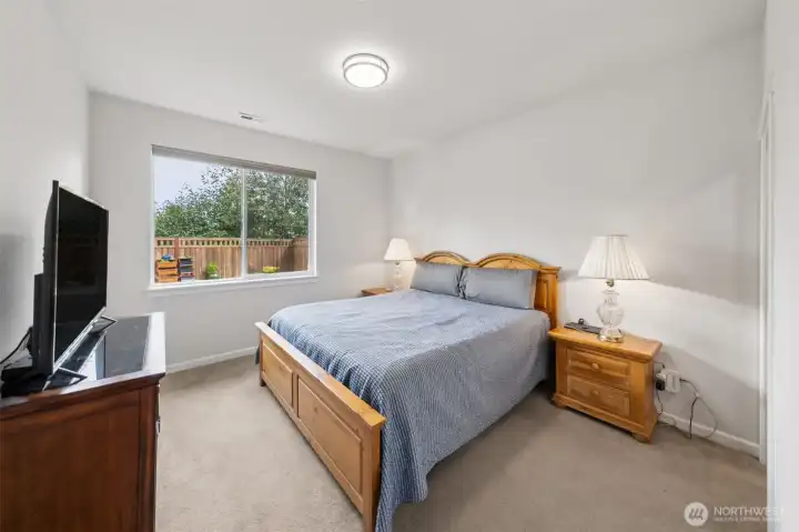 Bedroom on lower level
