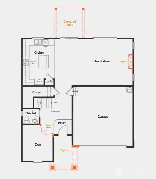 Artist Rendering Main Floor.
