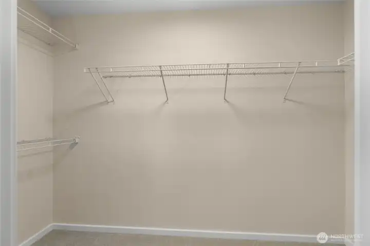 TWO WALK IN CLOSETS. Can you believe it??