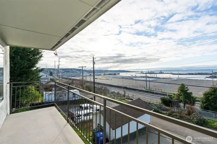 This investment property is a rare find with secure garage parking, balconies, views, and access to all the waterfront has to offer.
