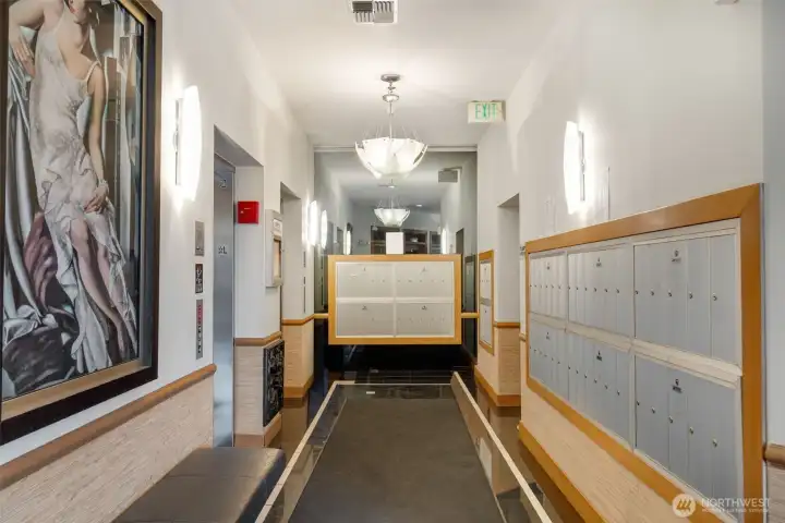 Building is secure and professionally cleaned weekly.