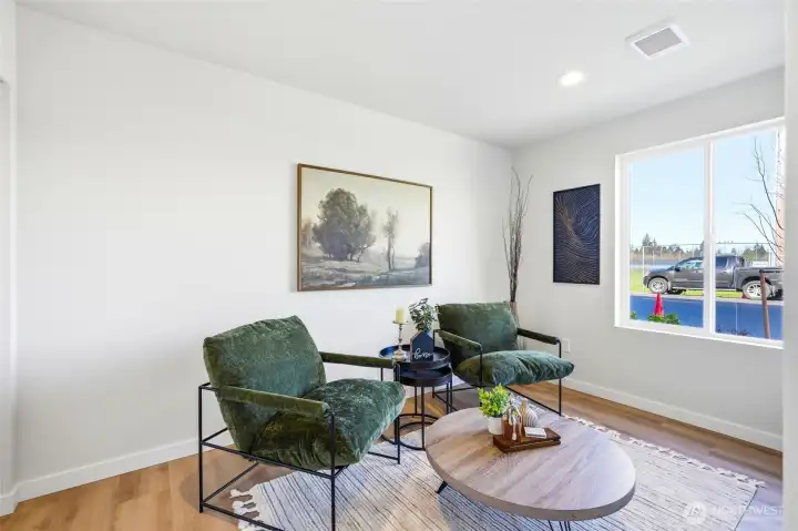 Lower level bedroom, this space can also be used as a work from home office or make it a fun flex space for gaming, a den, or craft room!