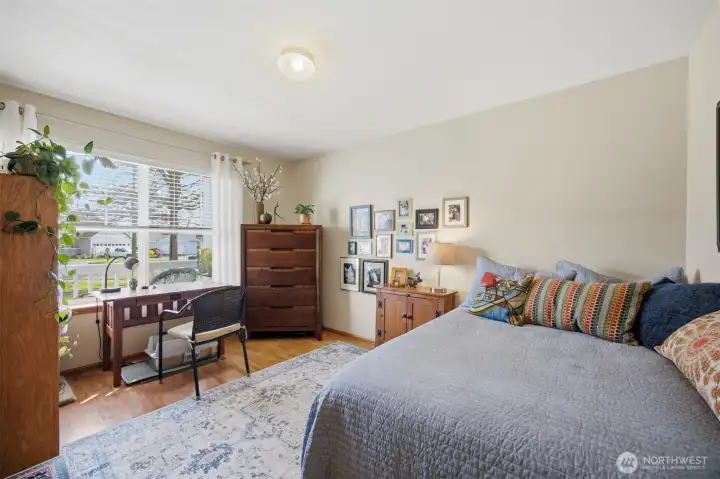 The second bedroom is very spacious and enjoys an abundant of natural sunlight.