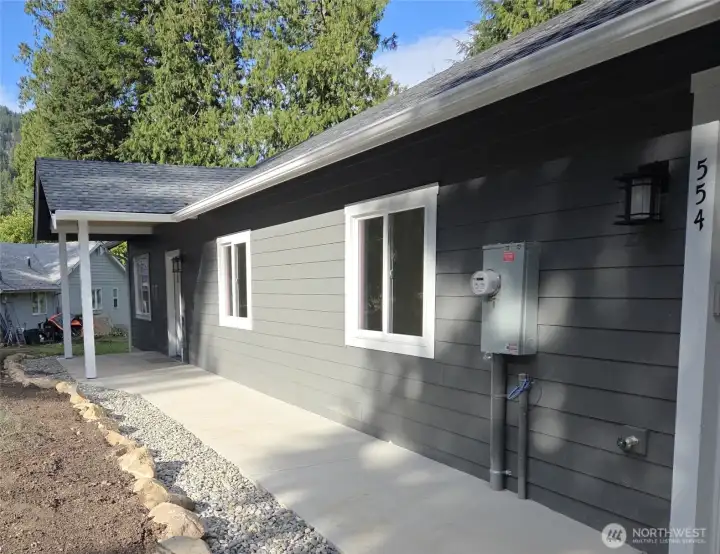 Level Entry front porch