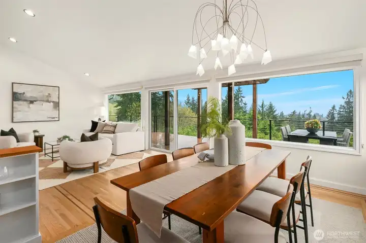 Room to entertain indoors or outdoors!