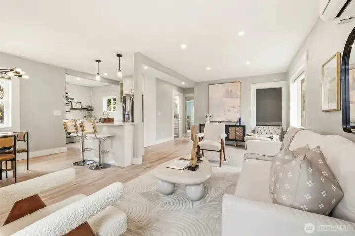 Open Floor Plan that captures natural light