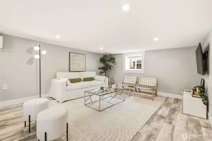 Perfect space for a media room