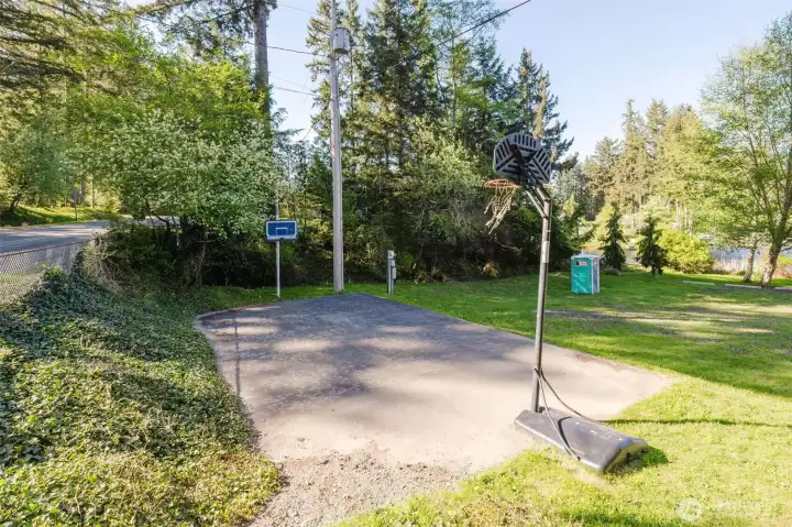 Shoot hoops at the park