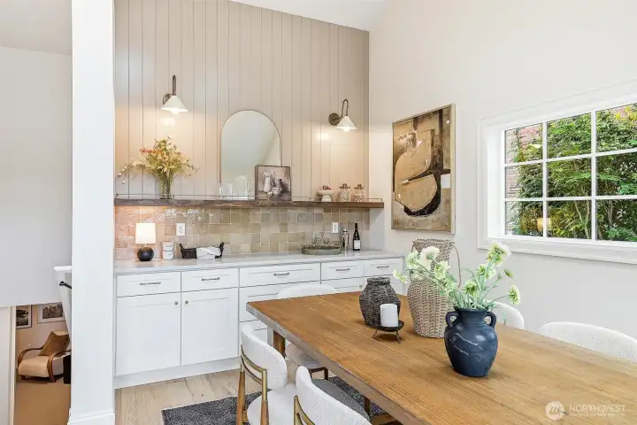 A serving bar is great for hearty holiday dinners, a bar setup, or displaying your favorite pieces.