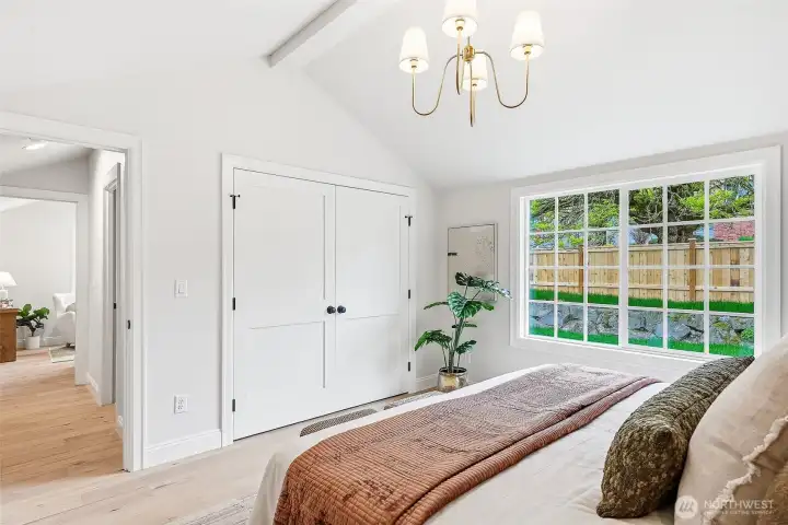 Plenty of closet space to store all your favorite pieces.