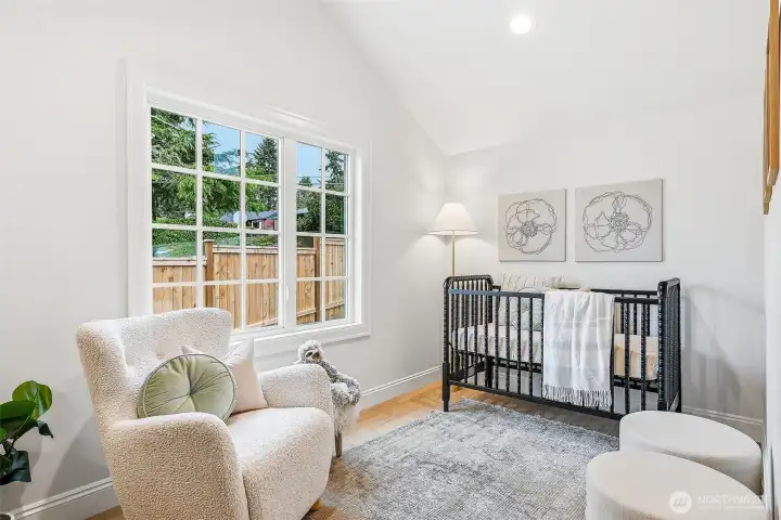 Second bedroom on the main level - nice and bright!
