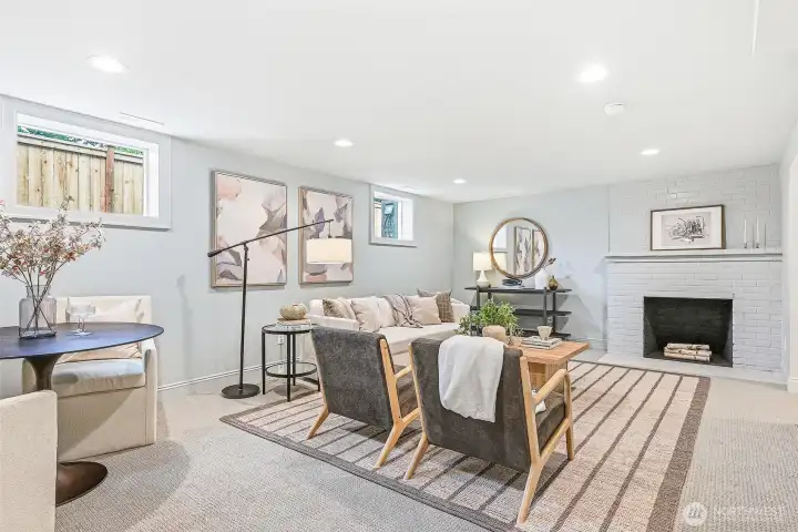 Downstairs, discover versatility abound!