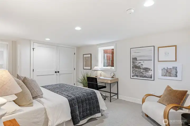 Plenty of room for a king-sized bed in here.
