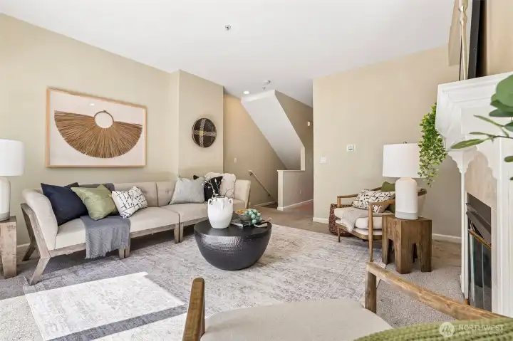 Spacious Living room.
