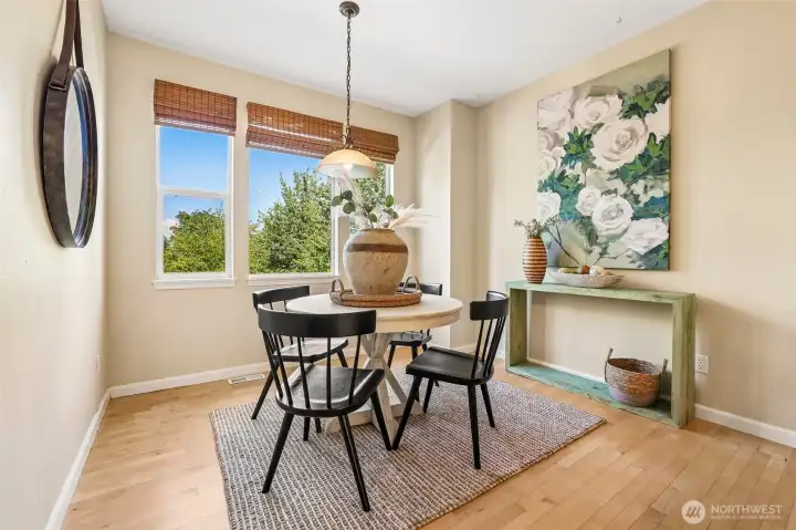 Dining room or family room.