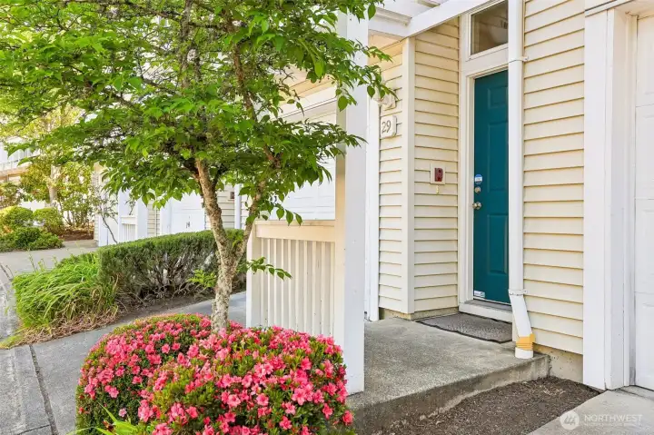 Front door.