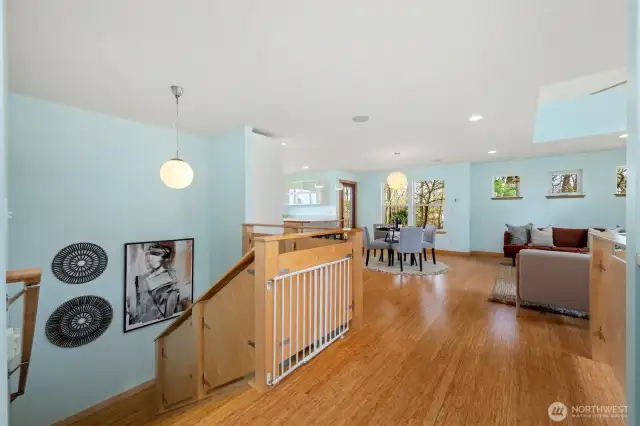 Upper main floor landing