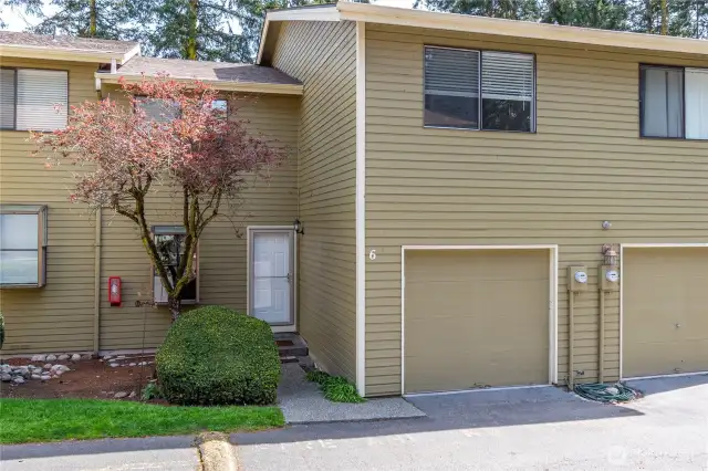 Private entrance to a completely remodeled townhome! welcome home.