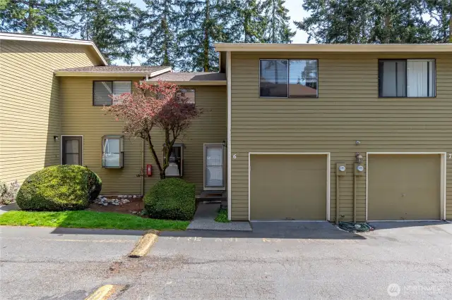 Private entrance and your own private garage.