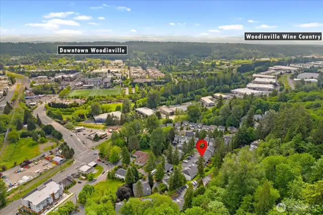 Downtown Woodinville townhome in close proximity to downtown, wineries and the Sammamish River Trail
