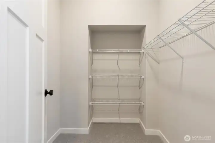 Check out the large walk in closet in the primary bedroom - no box left unchecked!