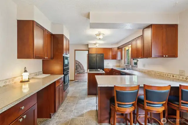 Lots of storage and countertop space!
