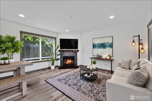 Open floor plan with lots of room to roam