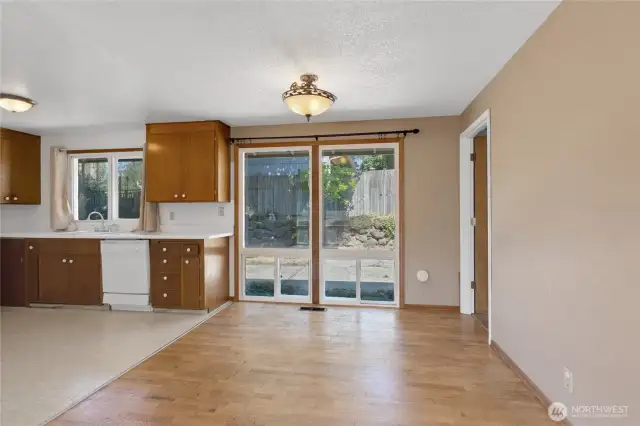Lots of natural light