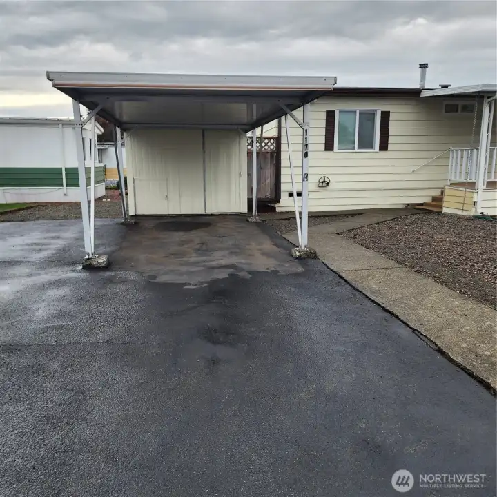 Carport area