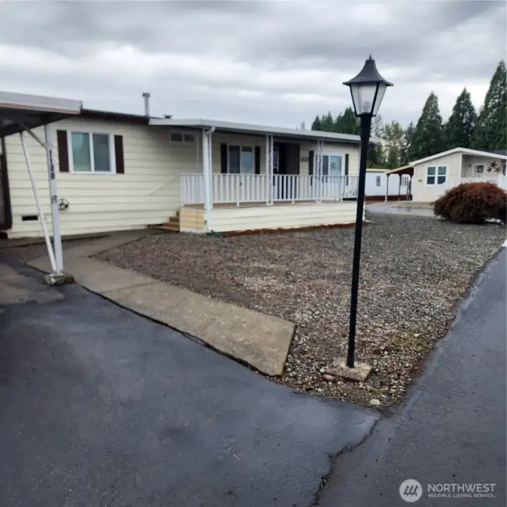 Another angle of front of home