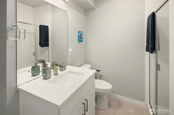 Downstairs 3/4 bath