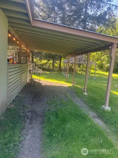 Entry into the Carport from Converse Ave