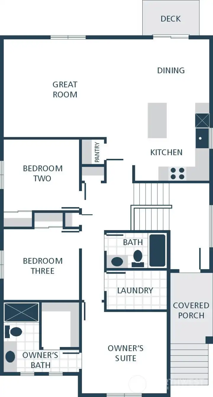 Photographs are for illustrative purposes only. Features, finishes, interior/exterior colors, landscaping and floorplan shown may vary from actual homes built.