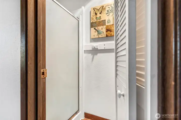 Water Closet for Shower & Toilet in the Primary Suite