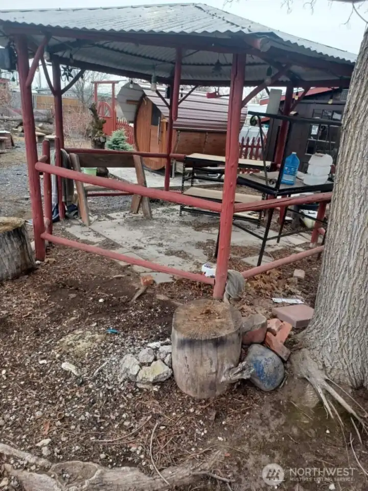 outside gazebo