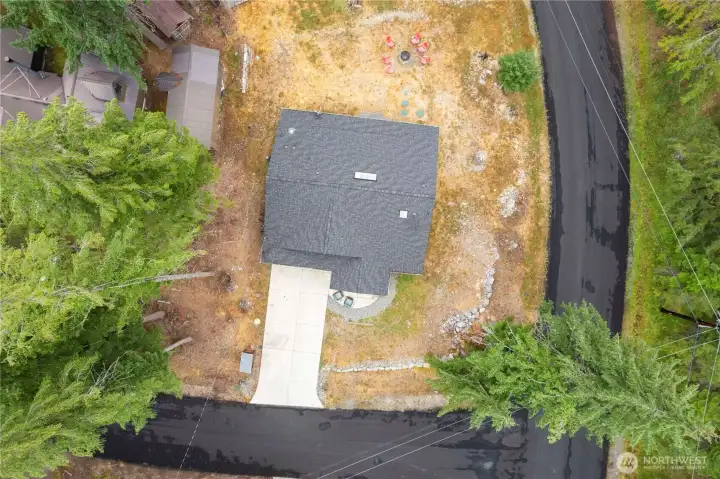 All corners marked. Lot survey on file at Pierce County.