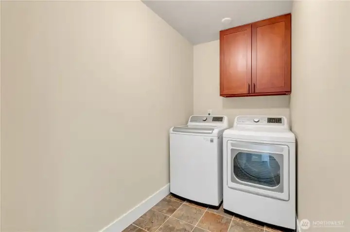 Upper level large laundry room.  Washer & dryer Stay!  Convenient location!!