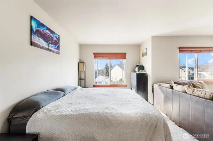 Bring your king sized bed here and enjoy views of the Olympics on a clear day!