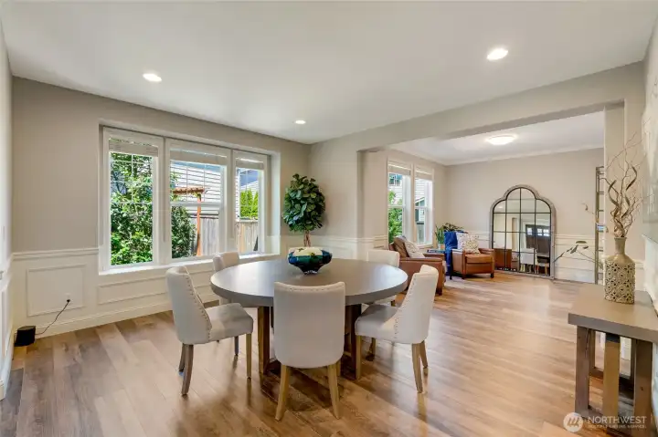 Beautiful finish work throughout.