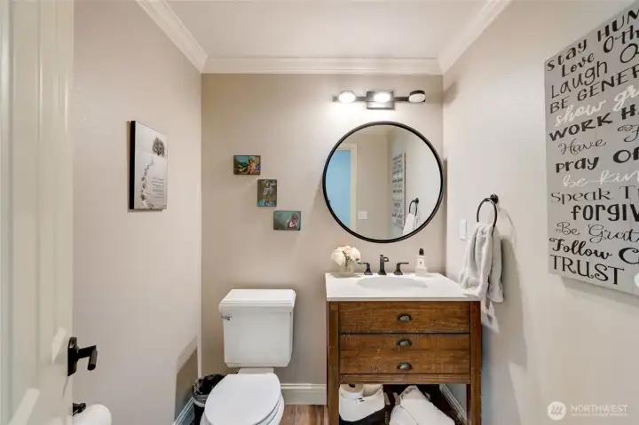 Main floor powder bathroom.