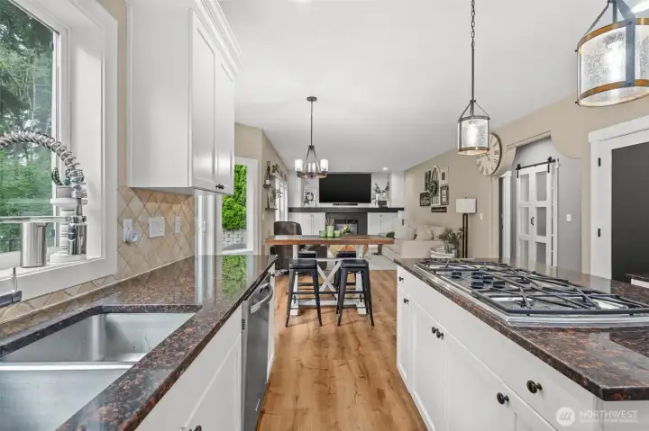 Spacious Great Room to entertain for large gathering.