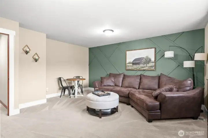 Flex space with numerous options to make your own. Room has custom millwork upgrade that create focal point.