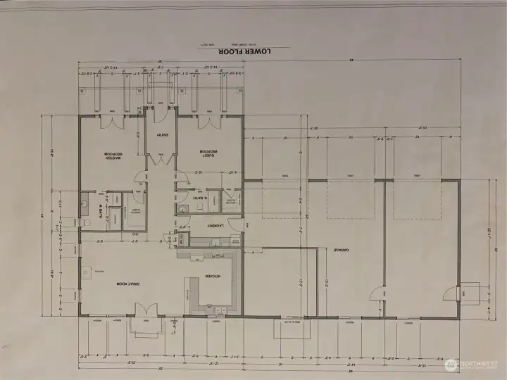 House Plans all ready to go. Seller was going to add a bedroom in the oversized agarage.