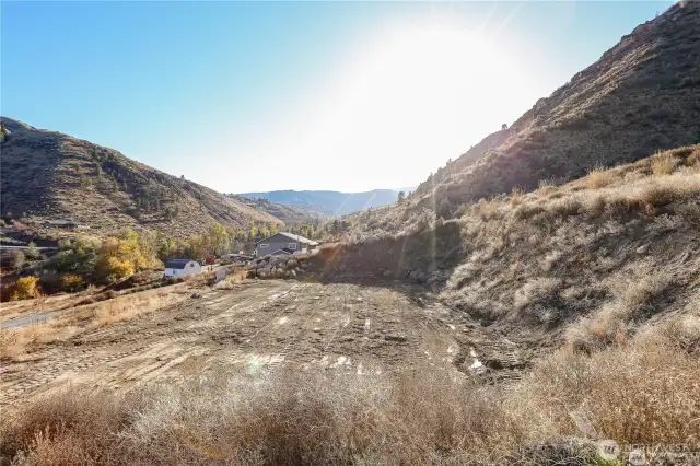 Possibly more excavating can be done to enlarge building pad if needed