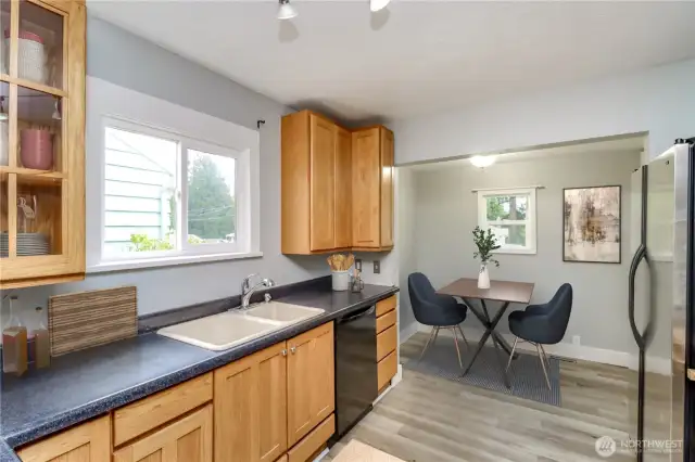 Kitchen Virtually Staged