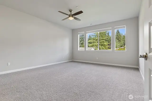 Primary bedroom without furniture