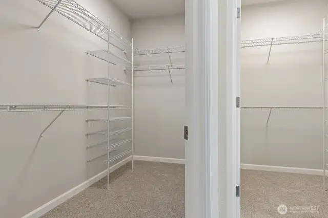 Primary closets