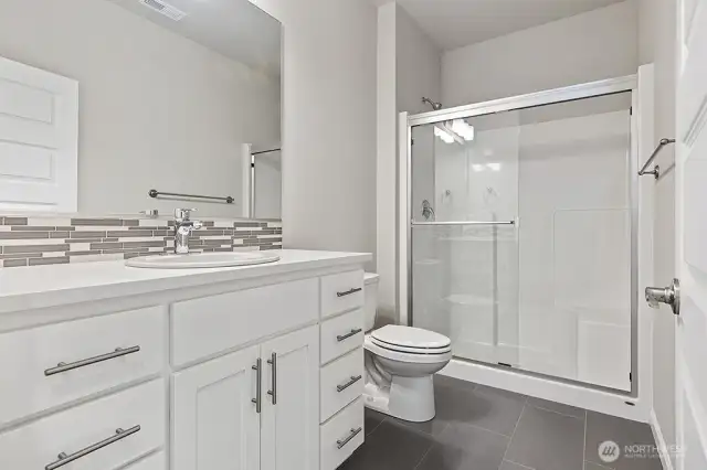 Main floor hall bath