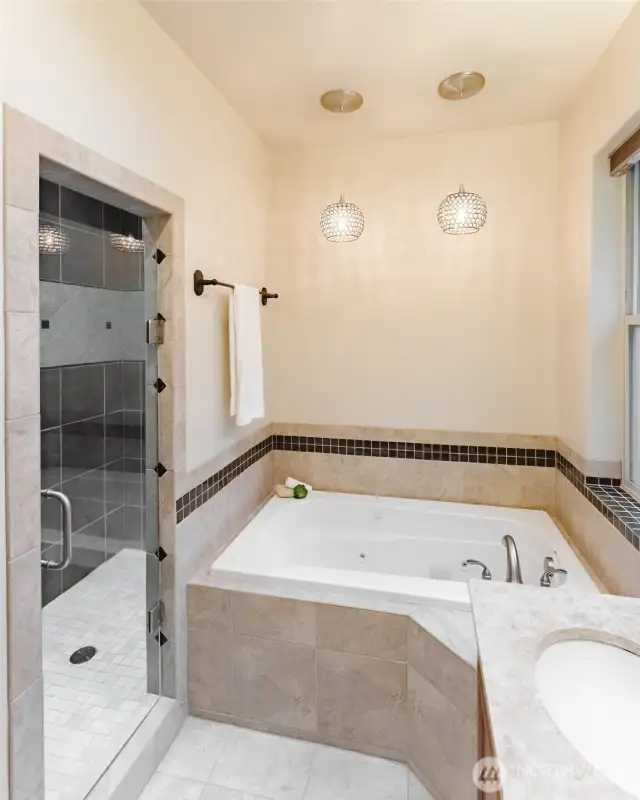 Relax in your jetted tub...